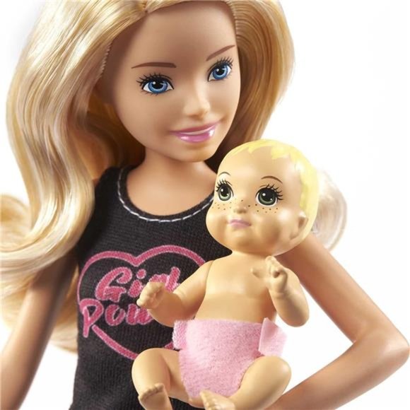 Barbie Skipper Babysitters & Accessories Set with Blonde Doll Baby Doll - Picture 3 of 6